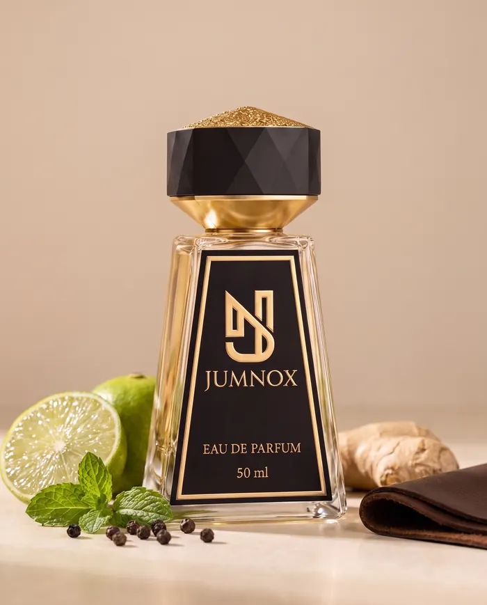 JUMNOX KRN02 GECE — oryantal niş parfüm; şişe, kokunun malzemeleriyle birlikte, 50 ml Eau de Parfum