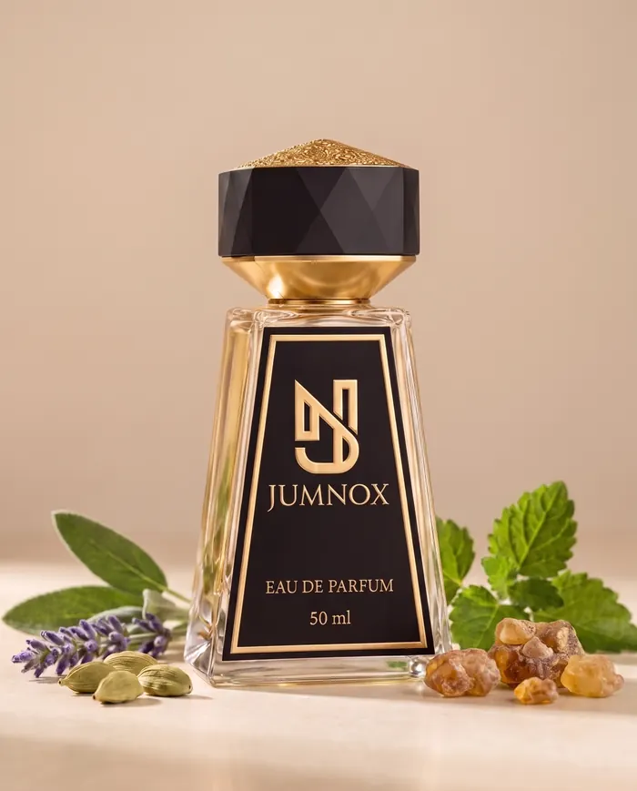 JUMNOX KRN08 KOR — odunsu niş parfüm; şişe, kokunun malzemeleriyle birlikte, 50 ml Eau de Parfum